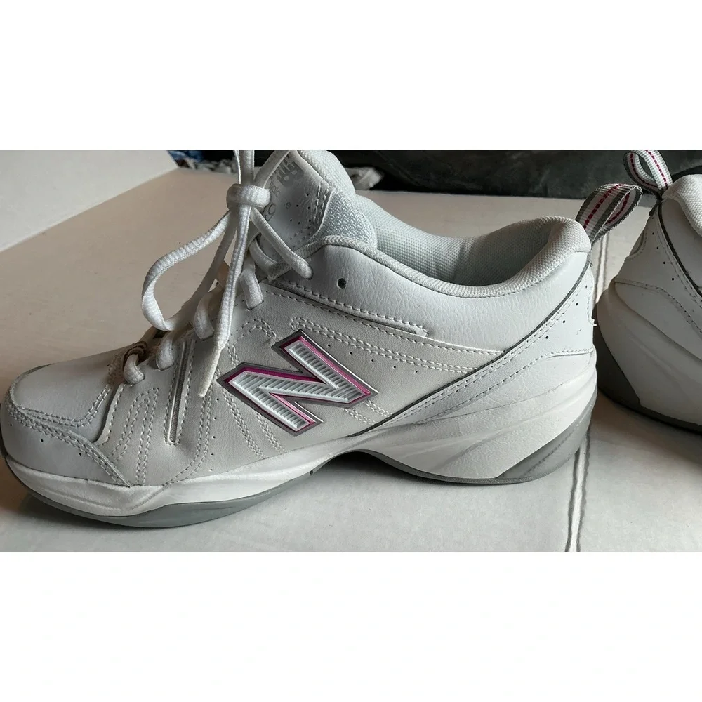 New Balance Women's 619 White & Pink ( WX619WP ) In Size 7.5 B - Picture 6 of 16